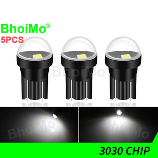 Bhoimo 5 CÁI 1SMD led T10 W5W biển số đuôi xe cốp xe 168 192 3030 chỉ báo nội thất bản đồ cửa vòm bóng đèn công viên chiều rộng bên xe máy báo rẽ phía sau đọc đèn Nêm DC12v