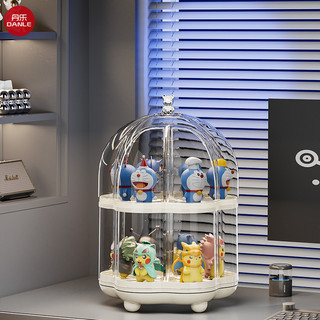 Hộp lưu trữ DANLE, hình trong suốt, hộp mù acrylic, đồ trang trí Lego, hộp bảo quản chống bụi