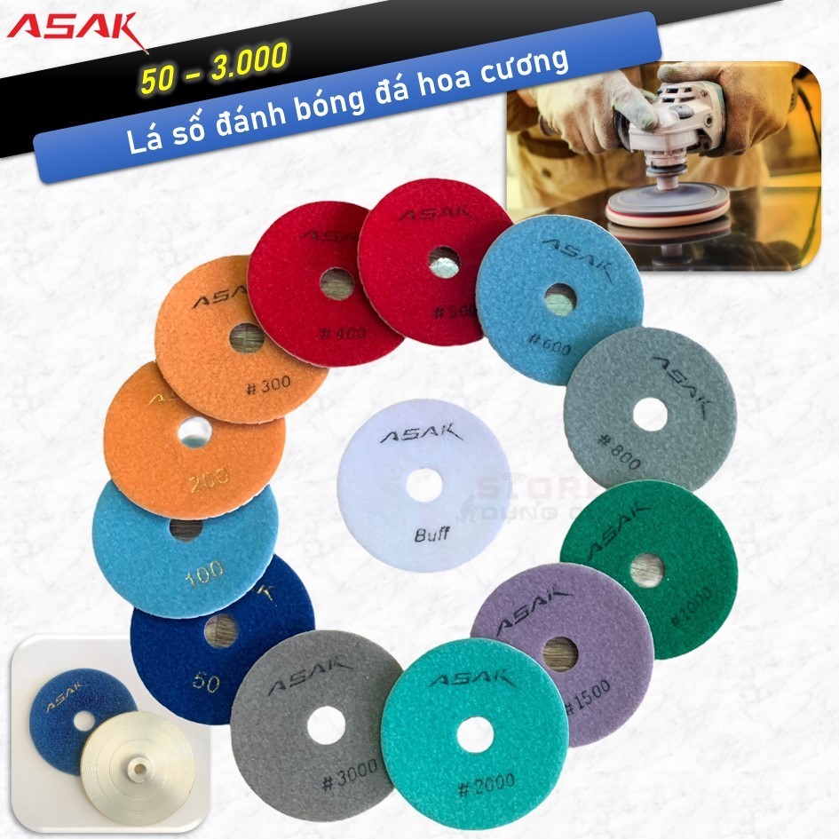 Nỉ xu đánh bóng đá hoa cương cao cấp, đầu số đánh bóng đá hoa cương, nỉ số đánh bóng đá hoa cương AS