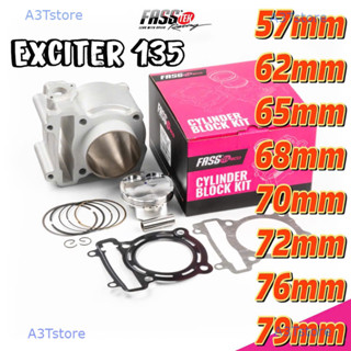 Bộ nòng kiếng lòng PHỔ THÔNG Fasstek Racing  trái nén 57 -  62 - 65 - 68 - 72 mm xe  Exciter EX135 EX150