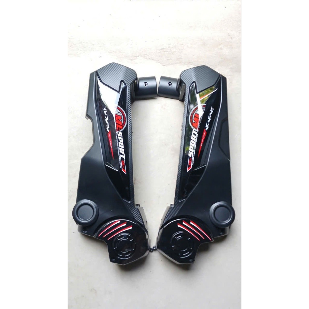 Bộ quây bình xe điện M133 20a, ốp sườn xe điện M133 20a 4 bình to mới