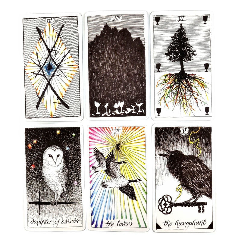 Hàng sẵn có Wild Unknown Tarot Board Game Card Game Board Bói toán The Wild Unknown Tarot Card Tarot