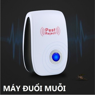 Máy Đuổi Côn Trùng Bằng Sóng Siêu Âm Không Sát Sinh Đèn Bắt Muỗi
