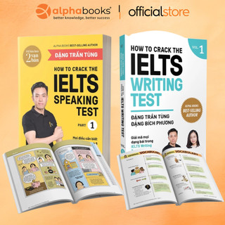 Sách - combo how to crack the ielts speaking + writing test - vol1