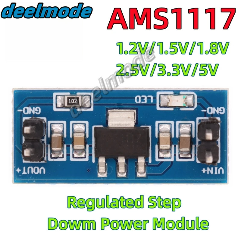 1 CÁI AMS1117 1.2V 1.5V 1.8V 2.5V 3.3V 5V mô-đun cấp nguồn AMS1117-5.0V mô-đun nguồn AMS1117-3.3V Ch
