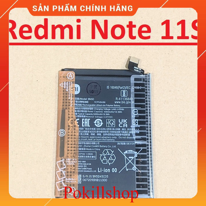 Pin Xiaomi Redmi Note 11S Mã BN5D Dung Lượng 5000mAh New
