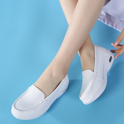 Giày nữ sẵn có, giày đơn nữ, giày y tá trắ, giày sneaker thoải mái009 DG2A