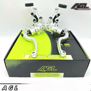 1 đôi Tay phanh bình dầu rời AGL CNC siêu nét gắn cho xe điện xe máy chính hãng hàng xịn