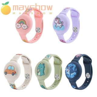 Vòng tay trẻ em MAYSHOW, Dây đeo silicon chống thấm nước bằng silicon, Vòng đeo tay thay thế Dây đeo cổ tay trẻ em hoạt hình cho Airtag