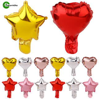 Dành cho sinh nhật, đám cưới, tiệc tùng - Bóng bay hình trái tim Mini - 25 chiếc Bóng bay bơm hơi đầy màu sắc - Đồ dùng trang trí nội thất - Bóng bay lá nhôm 5 Inch - Vàng hồng / Vàng / Bạc / Đỏ