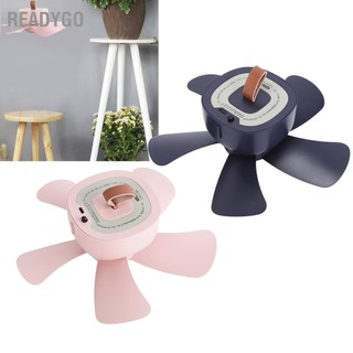Readygo mini usb cắm quạt trần điều khiển từ xa trại di động tán treo