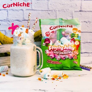 Kẹo xốp Marshmallows nhân mứt trái cây 70g
