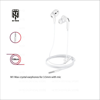 Tai nghe Jack 3.5mm HOCO M1, dây TPE tráng men kèm phím kiều điển khiển thông minh, micro đàm thoại, dây dài 1m2.