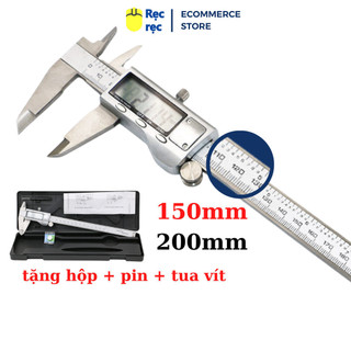 Thước kẹp điện tử thép không gỉ 150mm, 200mm