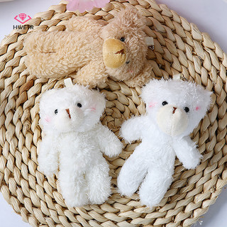 Hwetr Gấu Dễ Thương Sang Trọng Hoạt Hình Động Vật Sang Trọng Búp Bê Nhồi Bông Móc Khóa Mặt Dây Chuyền Cho Bé Gái Sinh Nhật Nhỏ Quà Tặng Mới