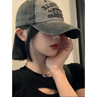 Chữ thêu mới NYS giặt lưỡi vịt cũ thêu thời trang ngoài trời cá tính mũ bóng chày thể thao nam