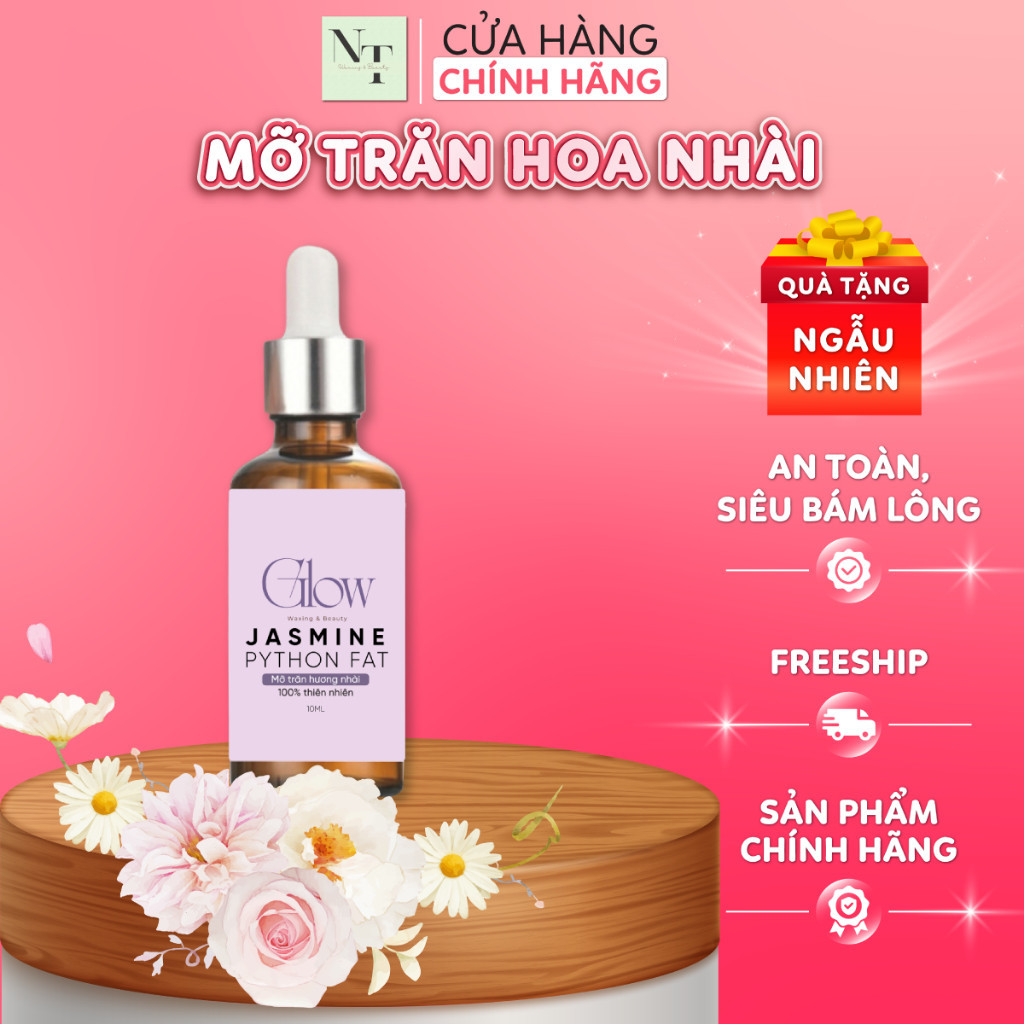 Mỡ Trăn Triệt Lông Nguyên Chất Hương Hoa Nhài NT WAXING Mờ Thâm Sẹo, Triệt Lông Chân Tay Nách