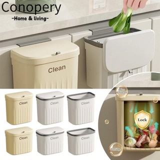 Conopery 1 cái thùng rác, tủ phân có nắp thùng rác rác, treo tường 8.5l / 12l thùng bếp