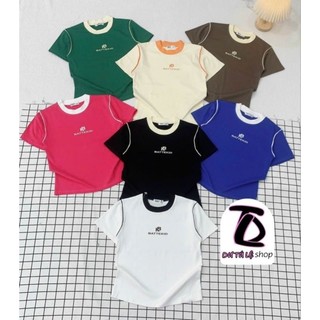Áo Baby Tee viền mảnh in chữ BATTEKID Borip Co Dãn 4 Chiều - Dư Tú Lệ Shop