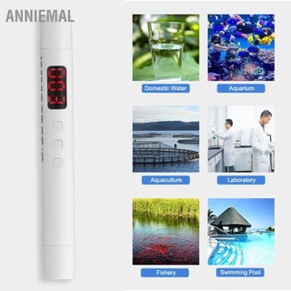 ANNIEMAL Bút kiểm tra chất lượng nước Máy đo TDS cầm tay uống kỹ thuật số cho bể bơi cá