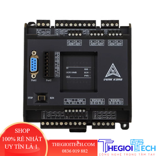 Bộ Lập trình PLC FX2n Lingkong LK2N phát xung 8 trục 10AD - LK2N-32M - MR