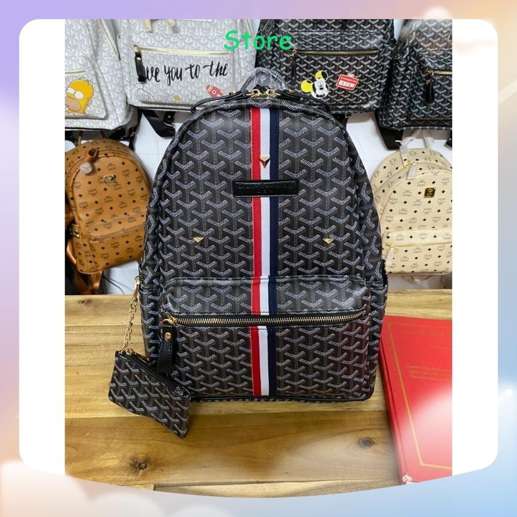 🎁 Balo  đi học Mũi Tên EDM vạch Thom QSN size 40cm tặng kèm ví nhỏ quai to hàng quảng châu loại 1 sẵn SLL