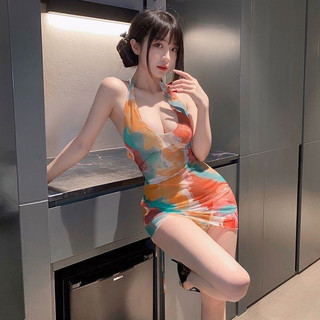 Bộ Đồ Ngủ Nữ Gợi Cảm Váy Chữ V Sâu Váy Mùa Hè Dây Váy Ngủ Tinh Tế Loungewear / Size: Một Kích Thước 40-65KG