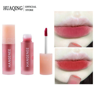 Son môi dạng lỏng, Gương chiếu sáng Dewy Finish, Son dưỡng ẩm lâu trôi Lip Glaze, In hình gấu dễ thương