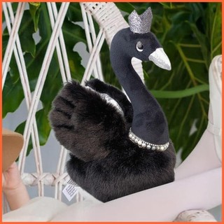 Thiên Nga Thú Nhồi Bông Thái Thiên Nga Búp Bê Thú Nhồi Bông Trắng Geese 11 Inch Plushie Có Vòng Cổ Mềm Mại Sang Trọng Gối chunvn