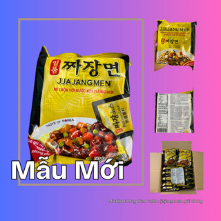 Thùng mì tương đen jjajang men 200g*16