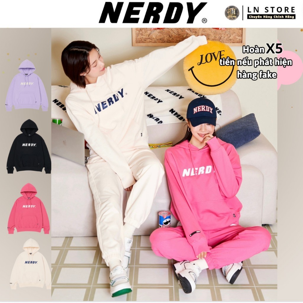 [ Authentic ] Nerdy – Áo Hoodie Unisex-PNES23KE0328