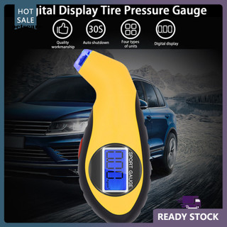 Đồng Hồ Đo Áp Suất Lốp QCA 150 PSI 4 Cài Đặt Chống Trơn Trượt Grip Màn Hình LCD Hoạt Động Bằng Pin Xe Tải Xe Đạp Kỹ Thuật Số Lốp Đồng Hồ Đo Áp Suất Phụ Kiện Xe Hơi