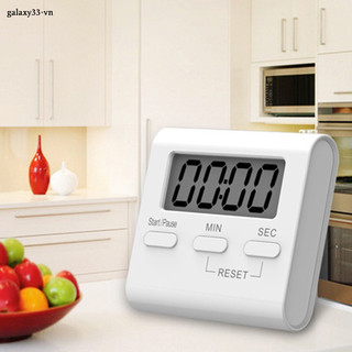 [Hanabe]White LCD Digital Kitchen Cooking Timer Count Down Up Clock Loud Alarm Magnetic Hour Meter