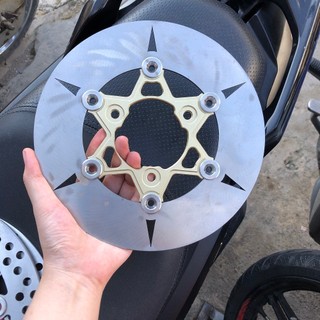 Đĩa thắng sau mâm zin raider / satria 3 lỗ size 220mm màu anode