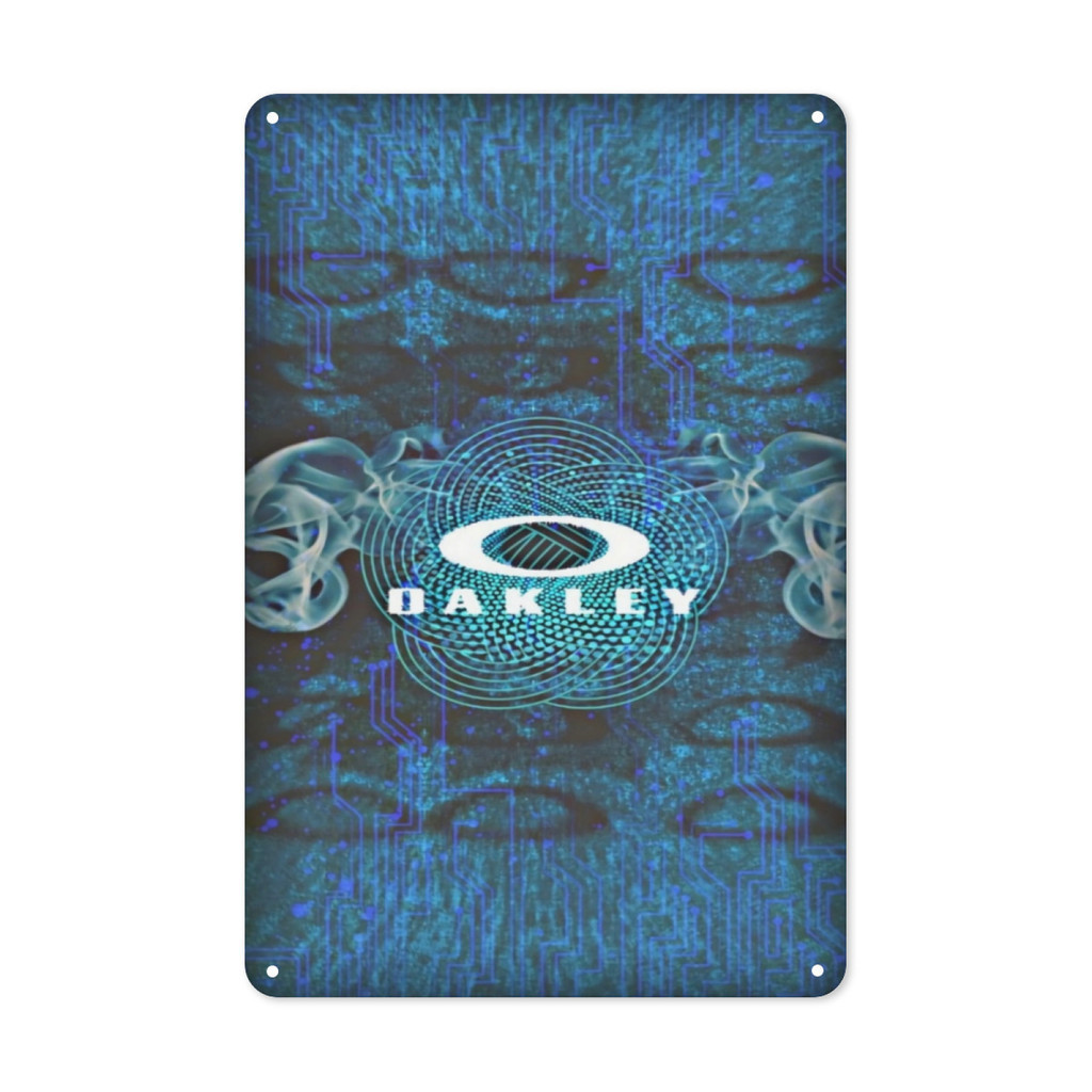 Oakley Kim Loại Tín Hiệu Poster Vintage Kim Loại Tín Hiệu Poster 20 * 30cm Dán Tường Nhà Thời Trang 
