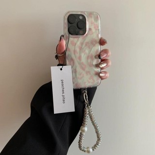 Đẹp Nhìn Da Báo In Vòng Tay Bạc IPhone 15 Promax Apple 14 Ốp Lưng Điện Thoại 13 Vỏ Mềm 12 Trong Suốt 11 Chống Rơi 7 / 8 Plus Niche