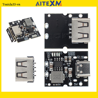 Mô đun sạc pin lithium tăng áp usb type-c 5v 2a màn hình led hiển thị