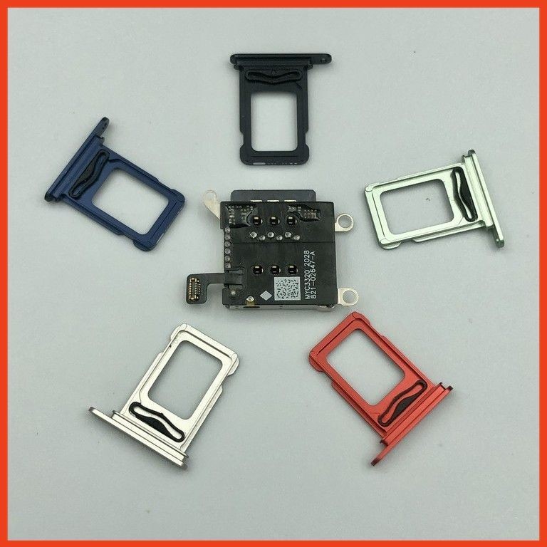 Combo ổ và khay 2 sim. 12PM dùng để thay thế và nâng cấp điện thoại từ 1 SIM vật lý lên 2 SIM vật lý 12