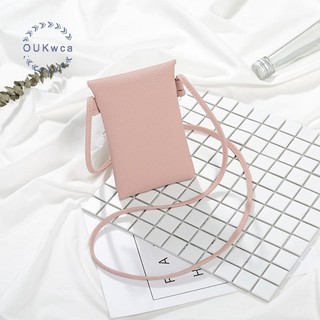 Oukwca Thời Trang Mới Túi Điện Thoại Di Động Nữ Đeo Ngang Túi Toàn Thân Túi Đựng Tiền Xu Mới