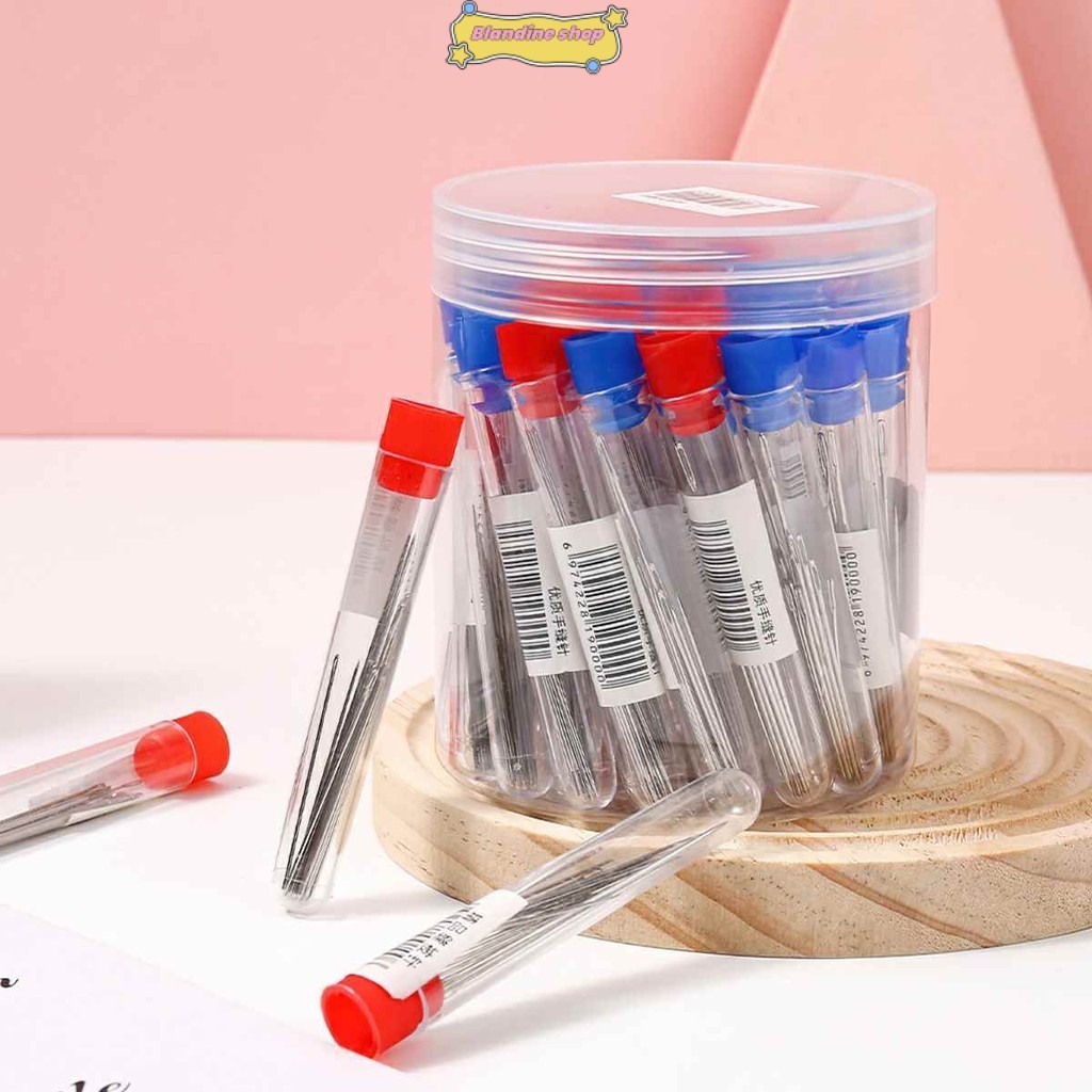 18pcs thép không gỉ Big Eye Needle Handmade khâu DIY kim sống sửa chữa quần áo thủ công may công cụ BDINE