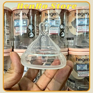 Núm ti Hegen thay thế bình sữa Hegen chính hãng cho bé đủ size 0/ 1/ 2/ 3/ Y cut (thức ăn sệt)