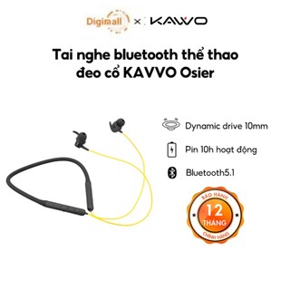 Tai nghe thể thao nhét tai KAVVO OSIER Bluetooth 5.1 l Bass Mạnh l Pin 10H l Dynamic Driver 10mm