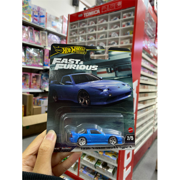 Xe mô hình HVR62/HNW46 Hot Wheels premium Fast&Furious NISSAN 180SX