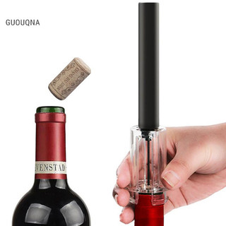 Guouqna 4 cái dụng cụ mở rượu vang đỏ dụng cụ mở chai nút chai có nút hút chân không rượu rót guouqna