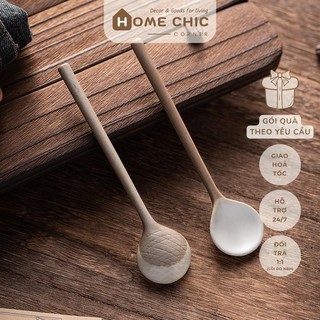 Thìa muỗng gốm phong cách vintage retro, dùng decor, nhà hàng, quán ăn, coffee | Home Chic Corner