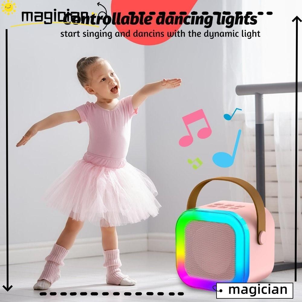 Mag Karaoke Entertainment, Đồ chơi máy micro không dây có đèn xung quanh, Loa nhỏ Bluetooth Bluetooth Mini ngoài trời