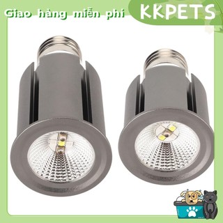 Kkpets bò sát đèn nhiệt thay thế bóng uva uvb led basking điểm rùa bể cá thằn lằn môi trường sống 110v 3w
