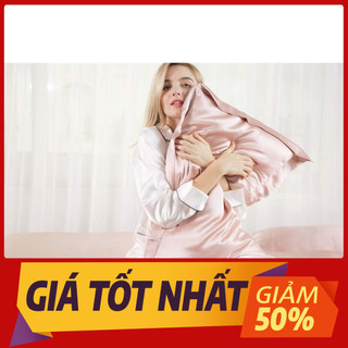 🧧Ga lụa mát, áo gối nằm, áo gối ôm khóa kéo sang xịn giá rẻ, ga gối phi lụa Thái Tuấn cao cấp loại I, hàng may đẹp_HCM