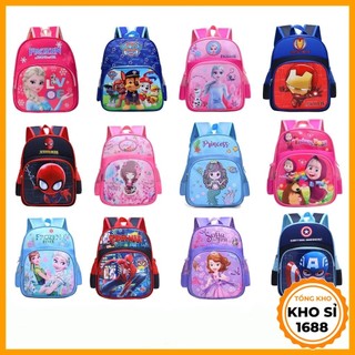 Balo cho bé mẫu giáo balo mầm non cho bé trai và gái từ 2 đến 5 tuổi in hình cao cấp TE48
