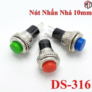 Nút nhấn nhả - nút đề - nút reset 10mm ds-316